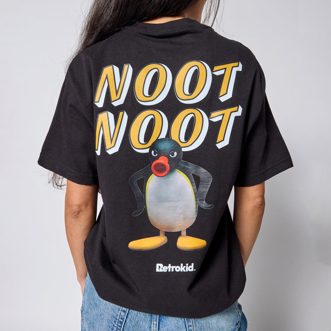 Pingu Noot Noot T-shirt - Black