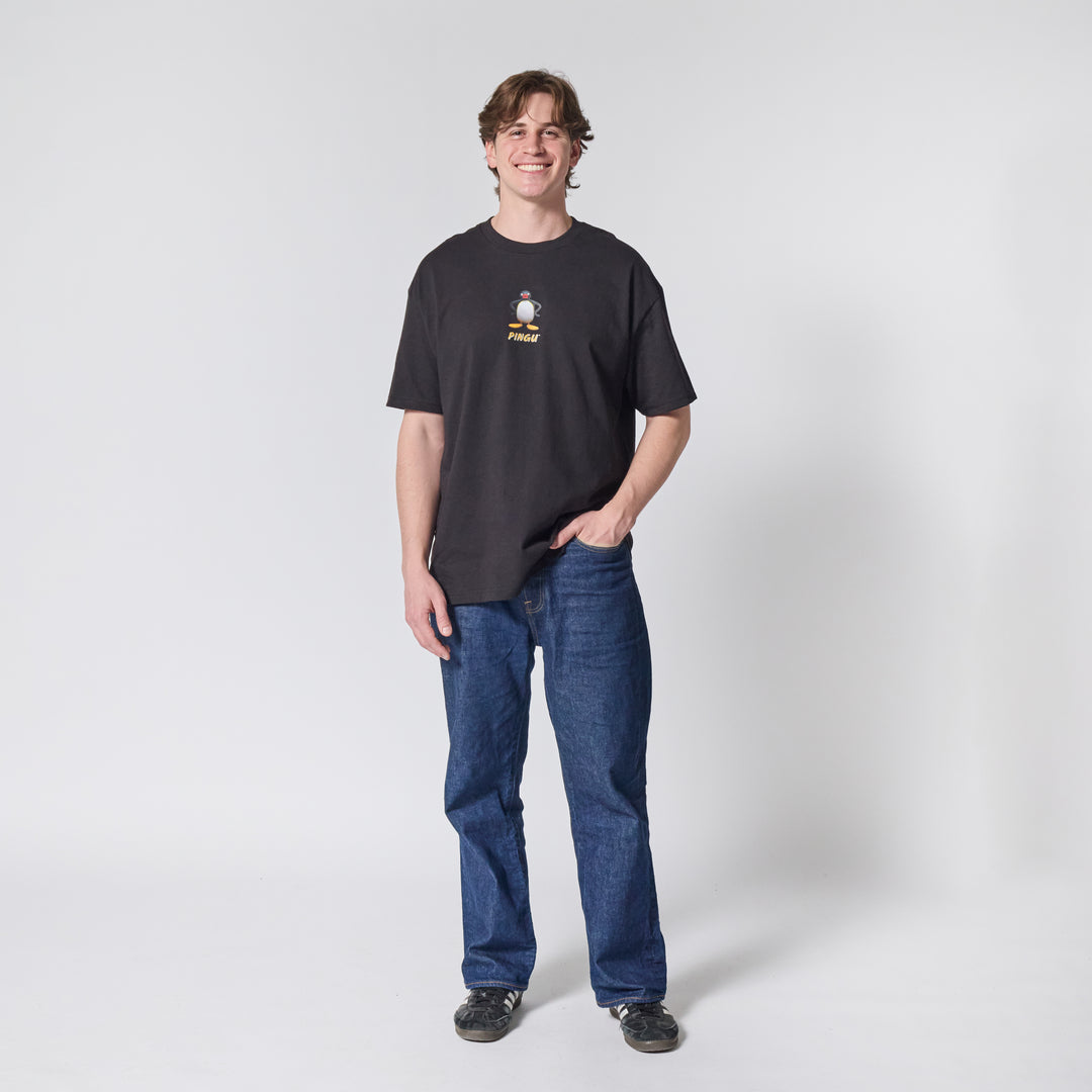 Pingu Noot Noot T-shirt - Black