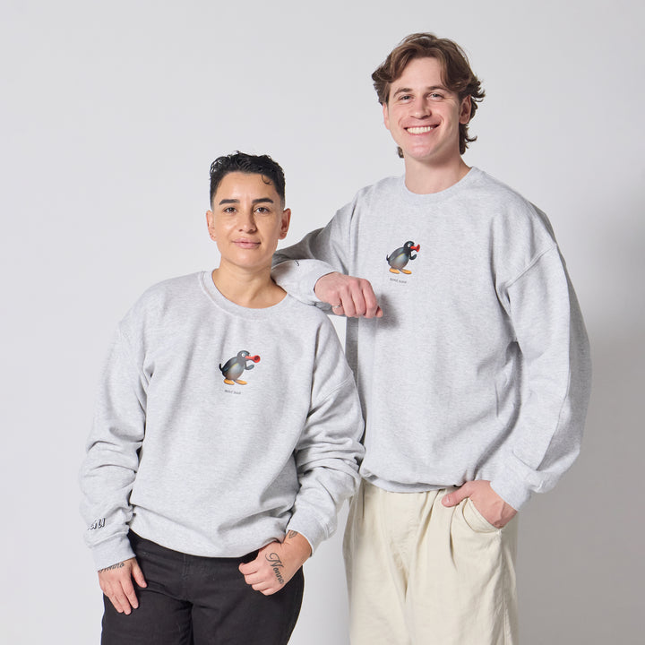Pingu Noot Noot Crewneck - Grey