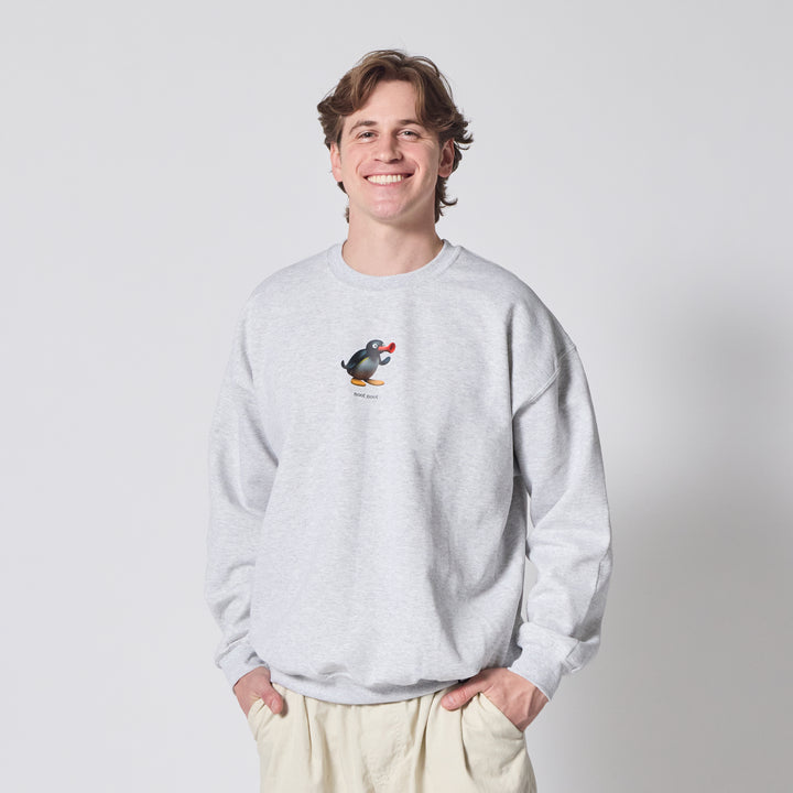 Pingu Noot Noot Crewneck - Grey
