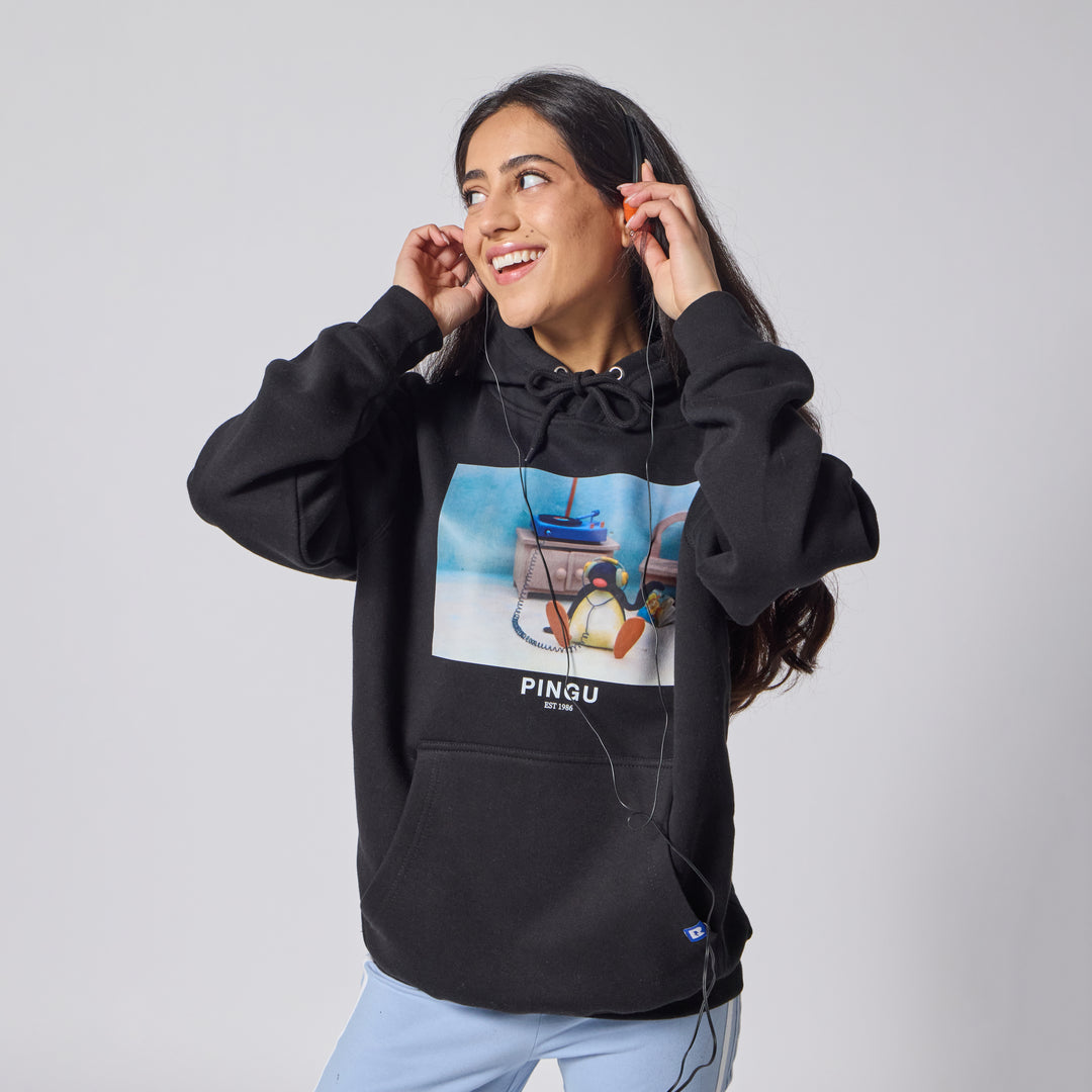 Pingu Chill Hoodie - Black