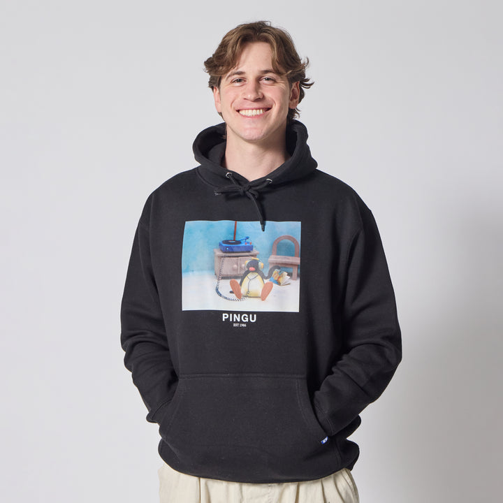 Pingu Chill Hoodie - Black