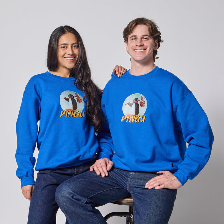 Pingu Logo Crewneck - Royal