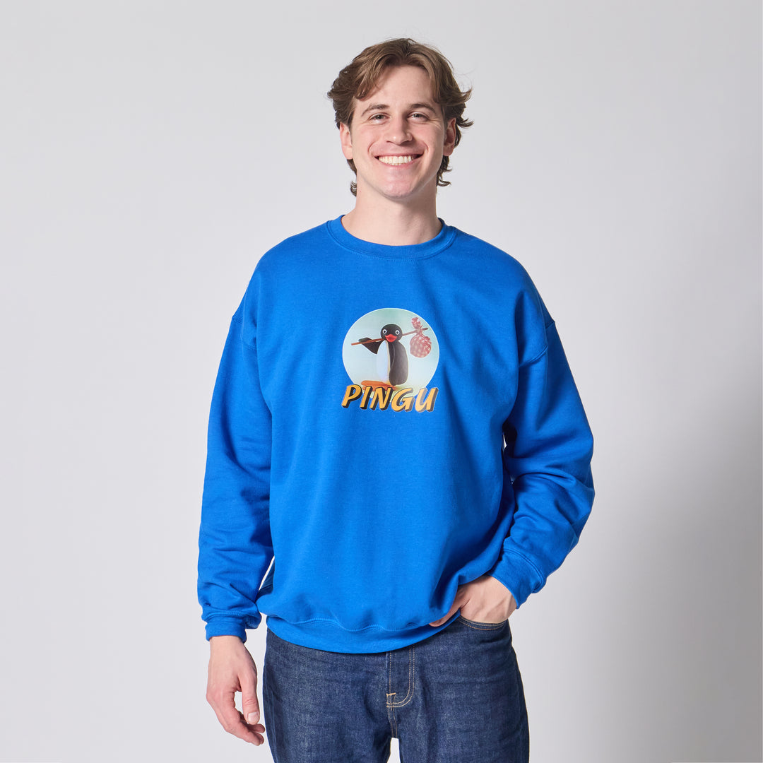 Pingu Logo Crewneck - Royal