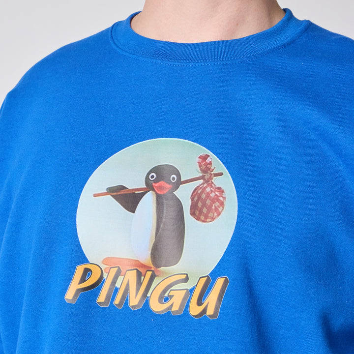 Pingu Logo Crewneck - Royal
