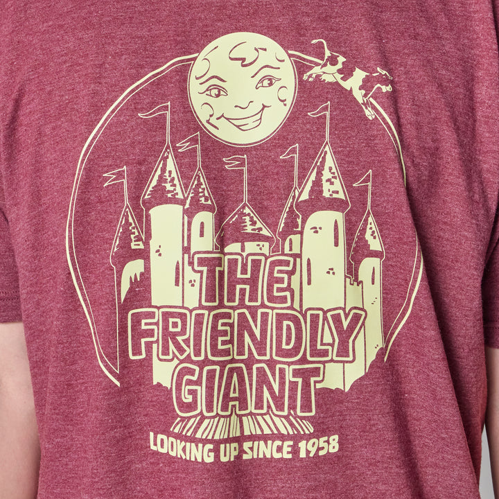 The Friendly Giant T-Shirt - Heather Burgundy