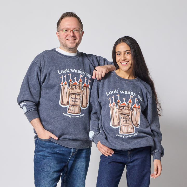 The Friendly Giant Vintage Crewneck - Indigo