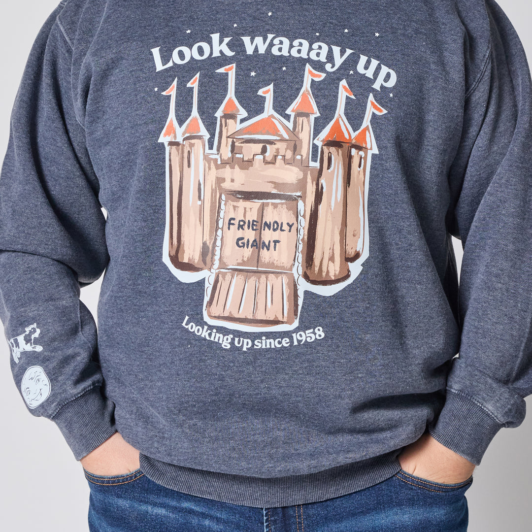 The Friendly Giant Vintage Crewneck - Indigo
