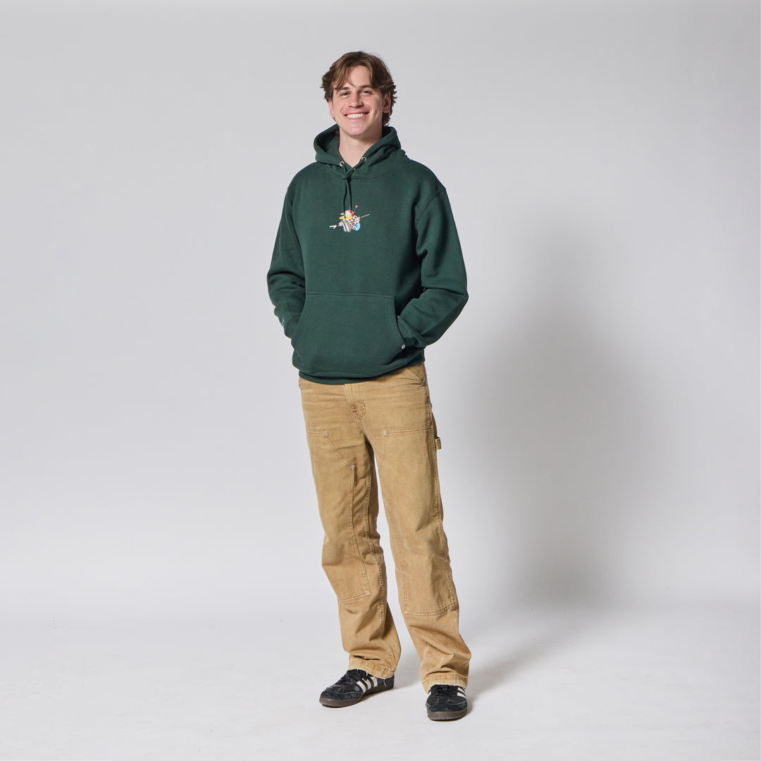 Log Driver's Waltz Hoodie - Forest Green