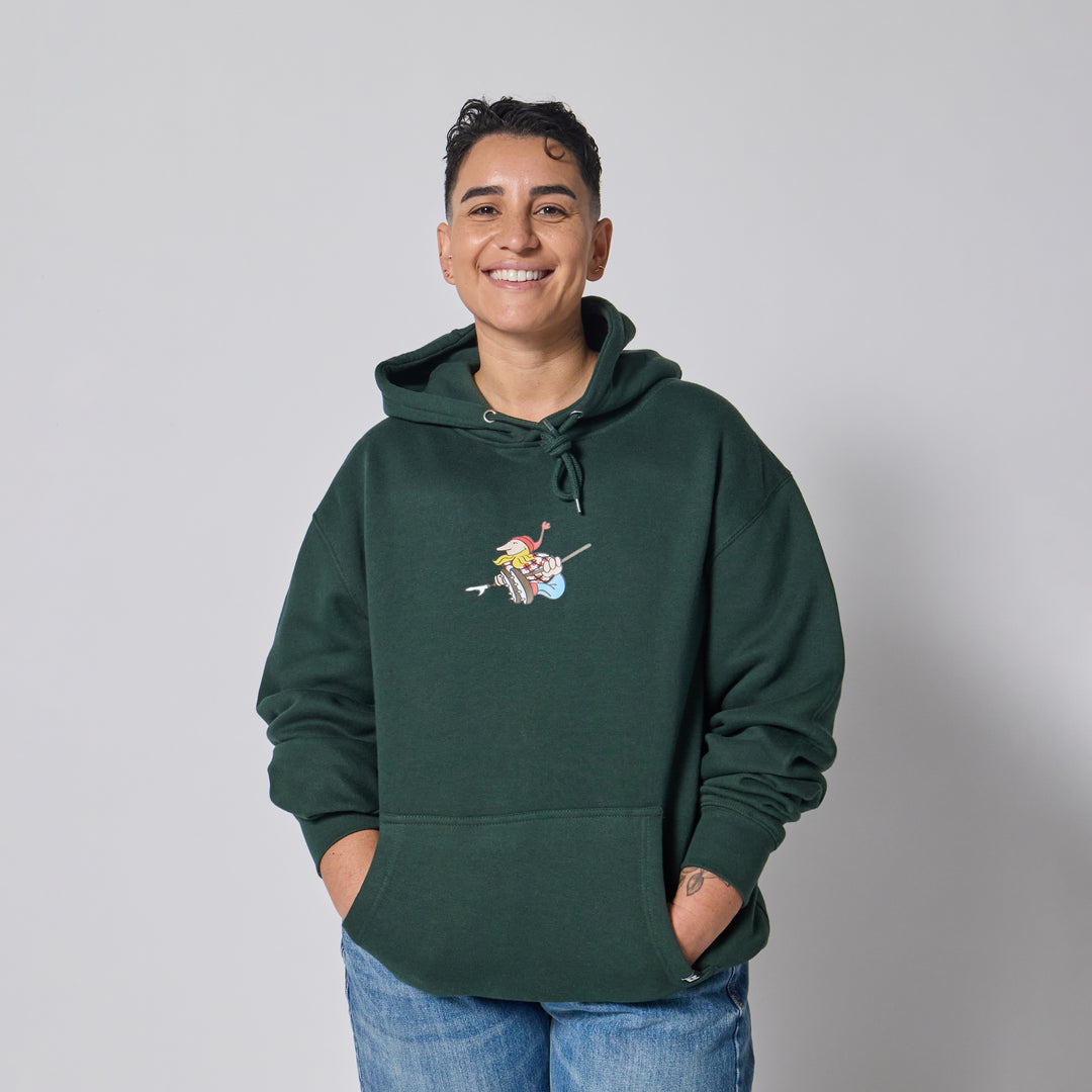 Log Driver's Waltz Hoodie - Forest Green