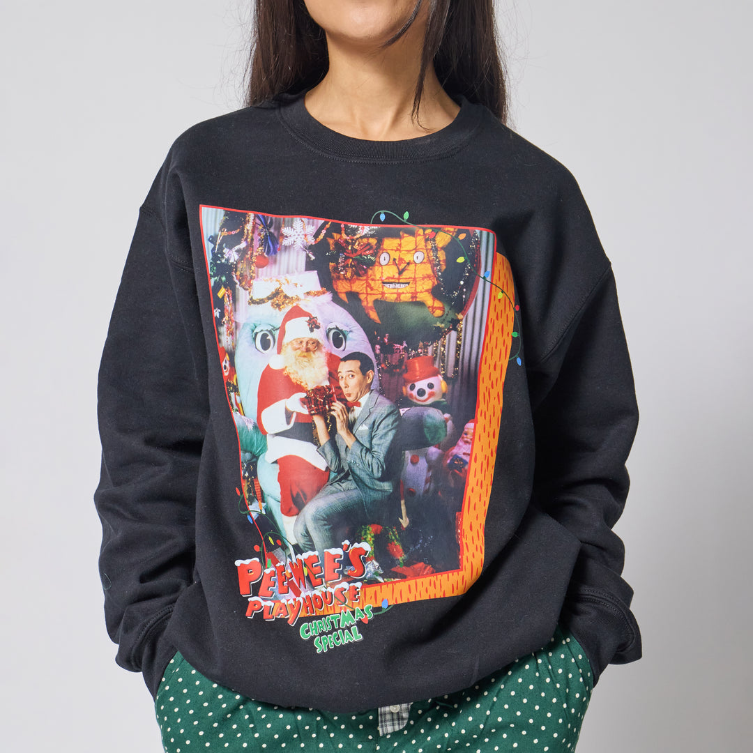 Pee-wee's Playhouse Christmas Special Crewneck - Black