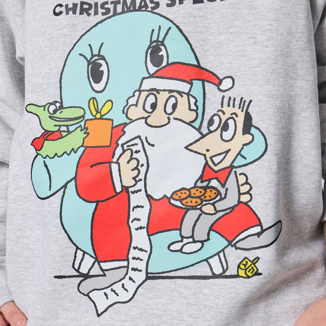 Pee-wee's Playhouse Christmas Special Crewneck - Ash Grey