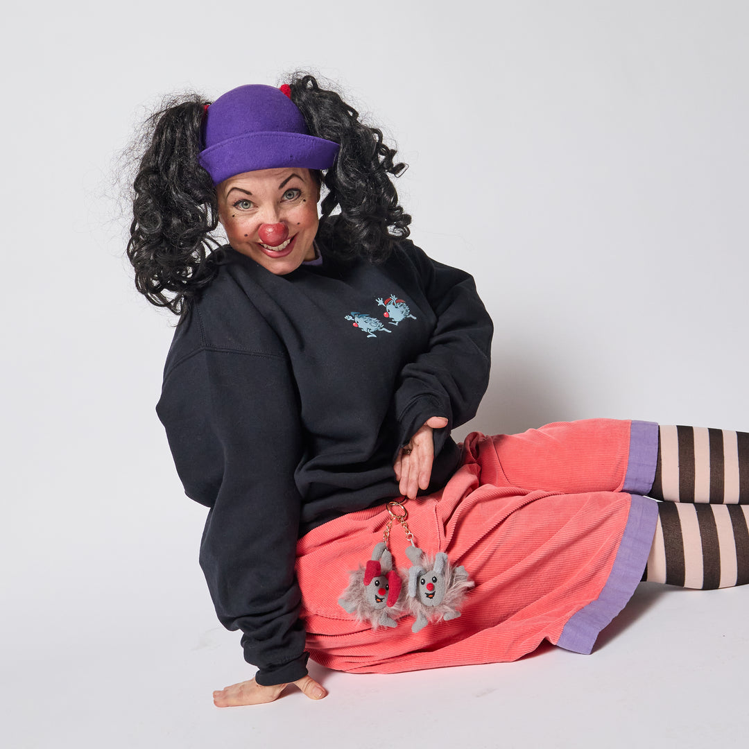 Big Comfy Couch Dustbunnies Bag Charm