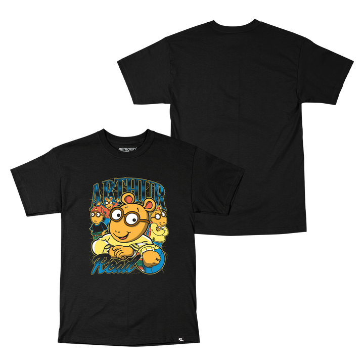 ARTHUR Licensed Apparel Retrokid Official 1996 Arthur Read Fist Punch Iconic Bootleg 90s T-Shirt Merch