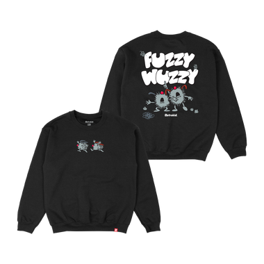 Big Comfy Couch Dustbunnies Crewneck - Black
