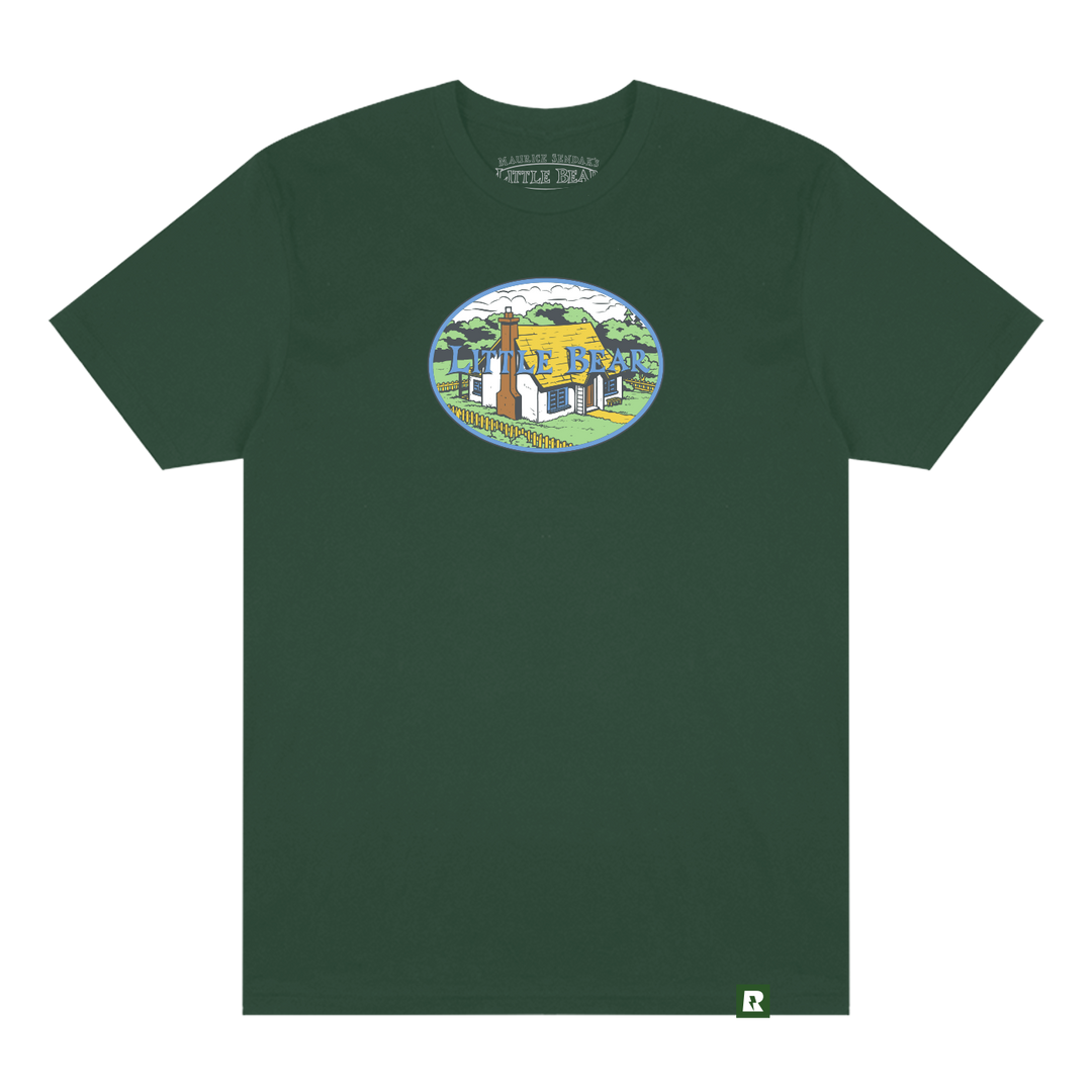 Nelvana Little Bear Logo T-Shirt - Forest Green