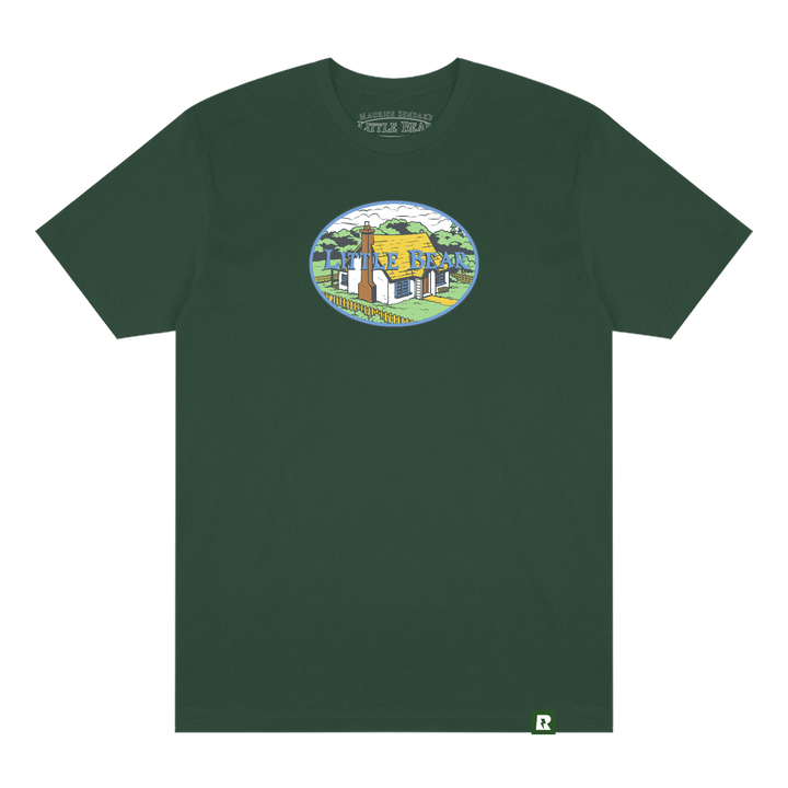 Nelvana Little Bear Logo T-Shirt - Forest Green