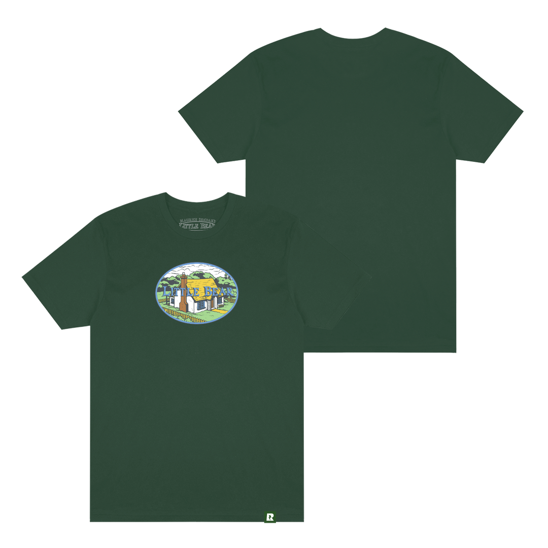 Nelvana Little Bear Logo T-Shirt - Forest Green