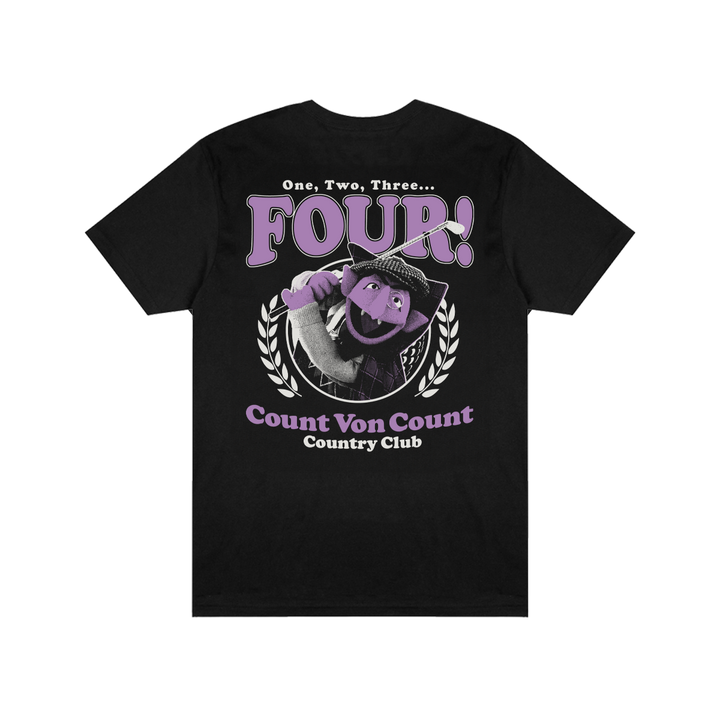 Sesame Street Count-ry Club T-shirt - Black
