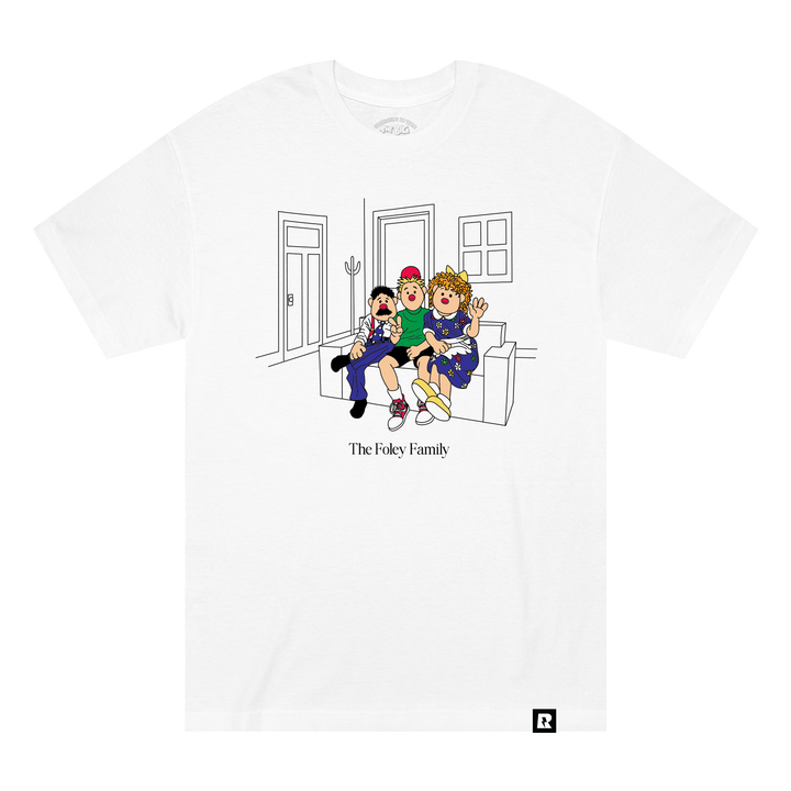 Big Comfy Couch Foley Family T-Shirt - White