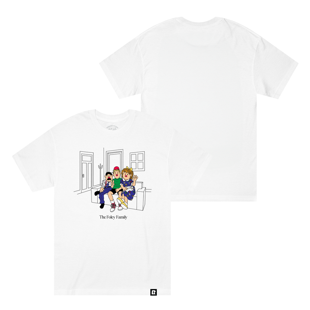 Big Comfy Couch Foley Family T-Shirt - White