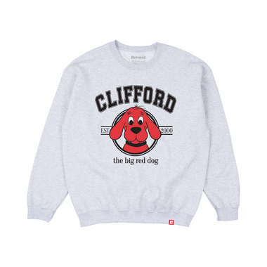 Clifford The Big Red Dog Classic Crewneck - Grey