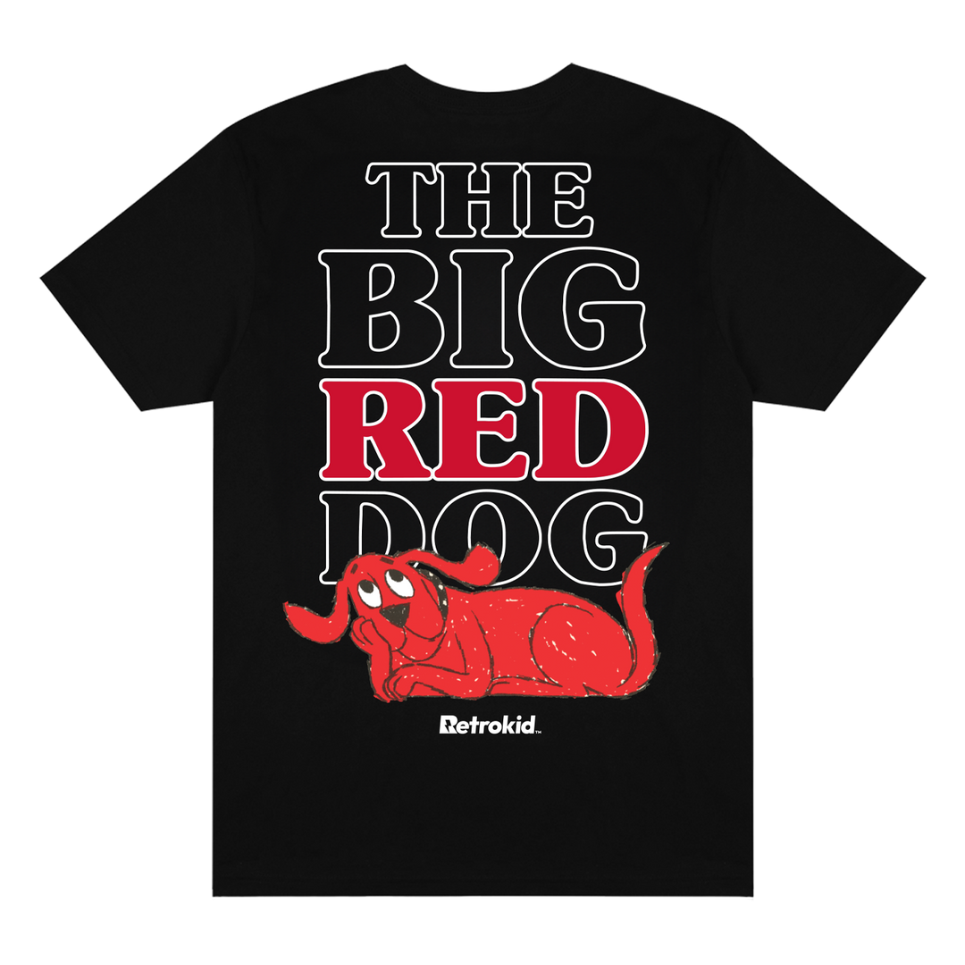 Clifford The Big Red Dog T-Shirt - Black