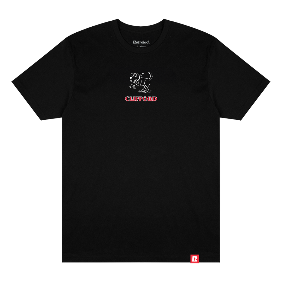 Clifford The Big Red Dog T-Shirt - Black