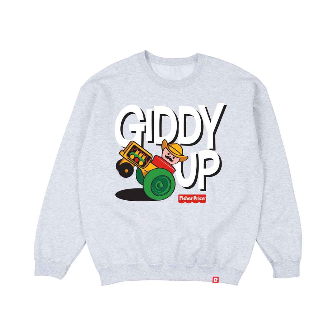 Fisher Price Giddy Up Crewneck - Grey