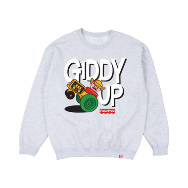 Fisher Price Giddy Up Crewneck - Grey
