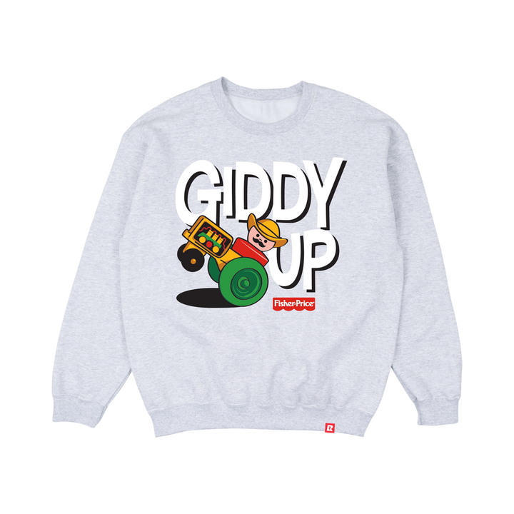 Fisher Price Giddy Up Crewneck - Grey