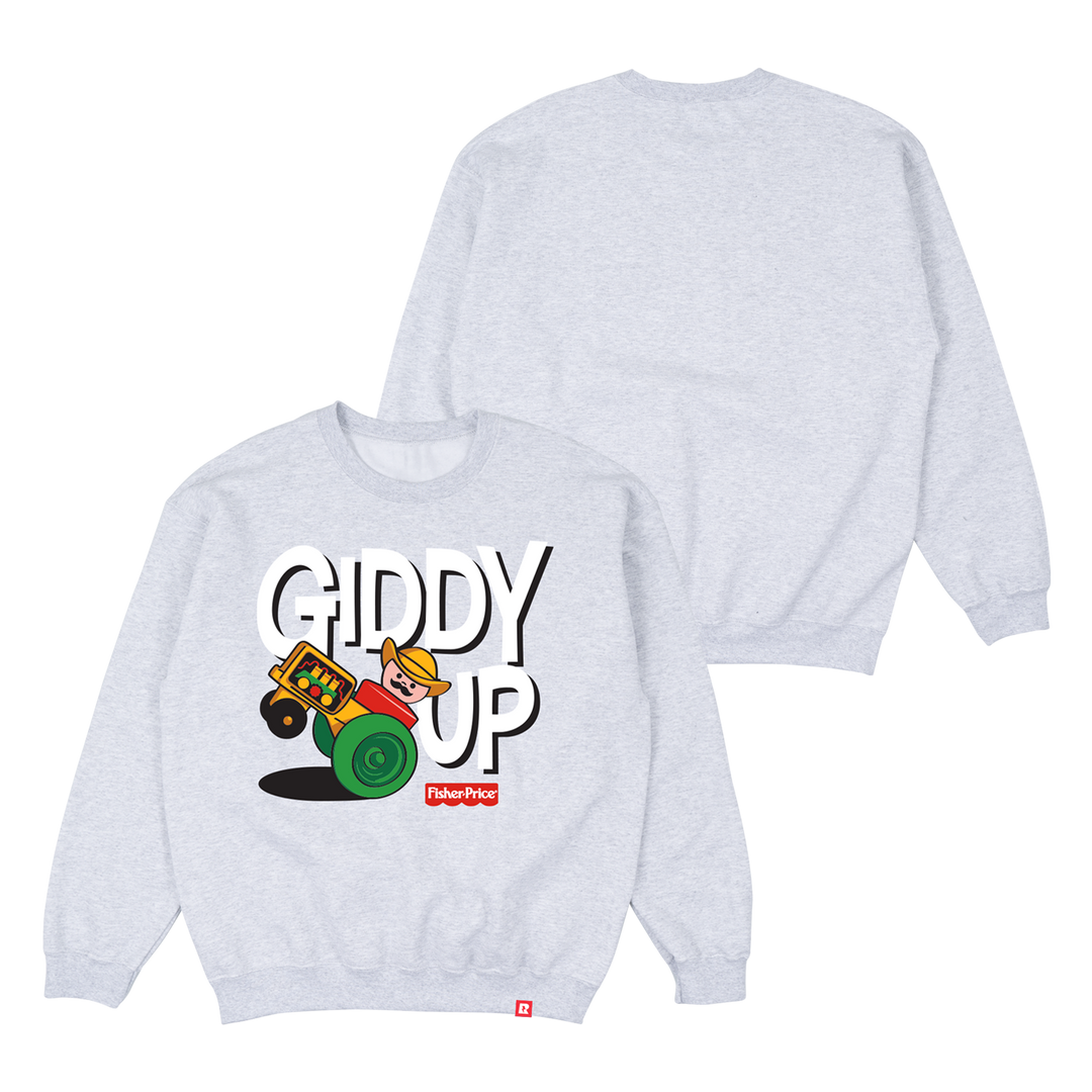 Fisher Price Giddy Up Crewneck - Grey