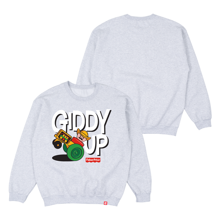 Fisher Price Giddy Up Crewneck - Grey