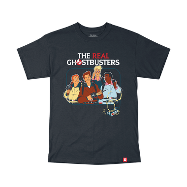 The Real Ghostbusters Investigators T-Shirt - Black