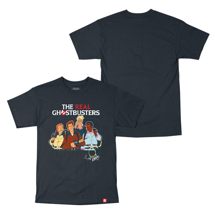 The Real Ghostbusters Investigators T-Shirt - Black