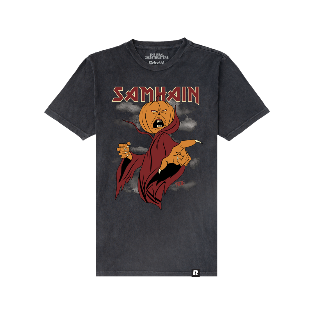 The Real Ghostbusters Samhain Vintage T-Shirt - Black
