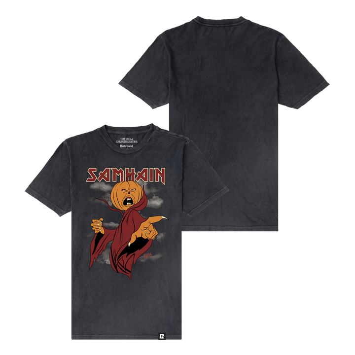 The Real Ghostbusters Samhain Vintage T-Shirt - Black