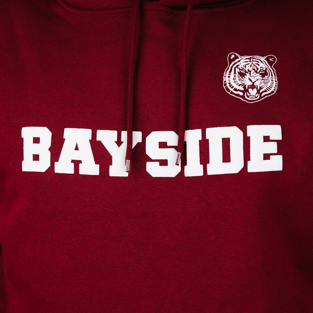 Saved by the Bell Bayside Varsity Hoodie - Maroon