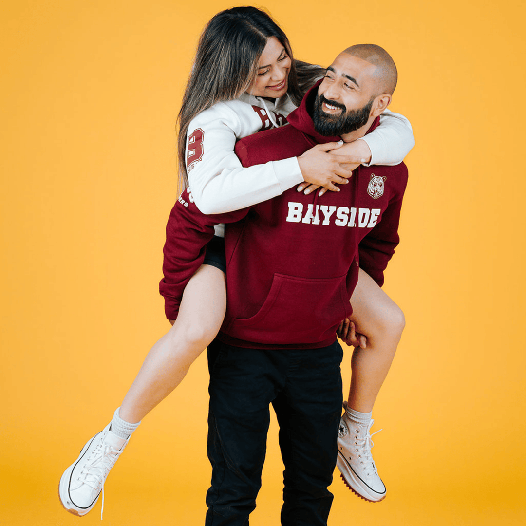 Saved by the Bell Bayside Varsity Hoodie - Maroon