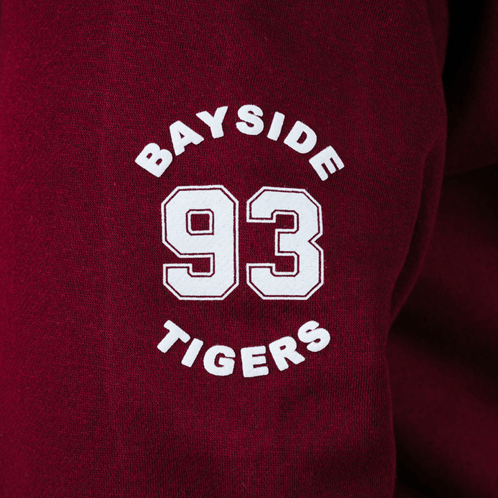 Saved by the Bell Bayside Varsity Hoodie - Maroon