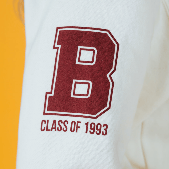 Saved by the Bell Bayside Alumni Hoodie - Bone