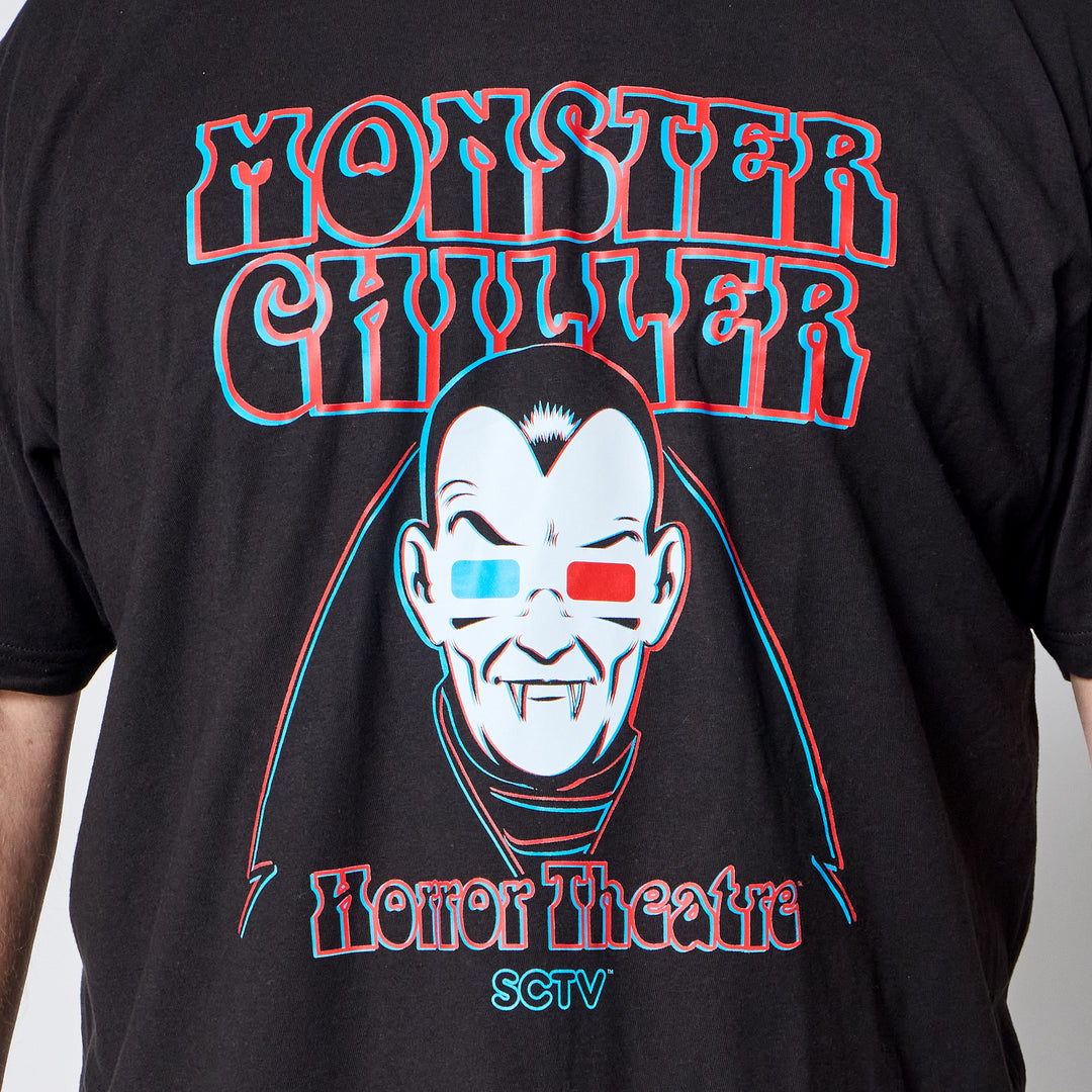 SCTV Count Floyd 3D T-Shirt - Black