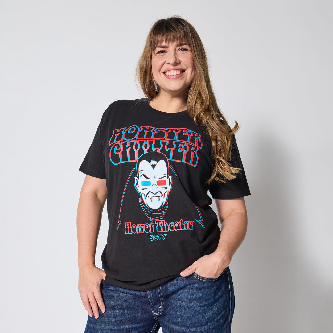 SCTV Count Floyd 3D T-Shirt - Black