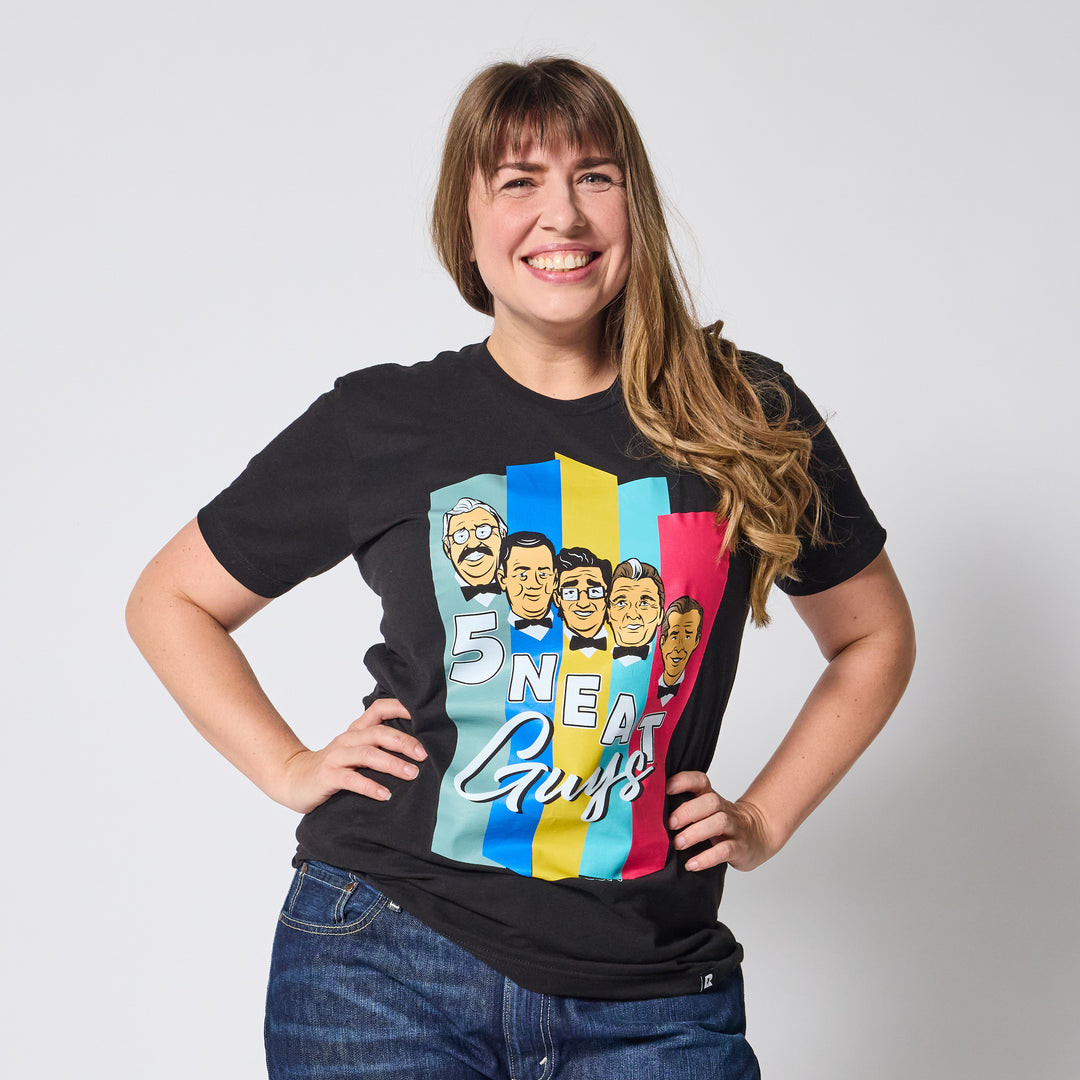 SCTV 5 Neat Guys T-Shirt - Black