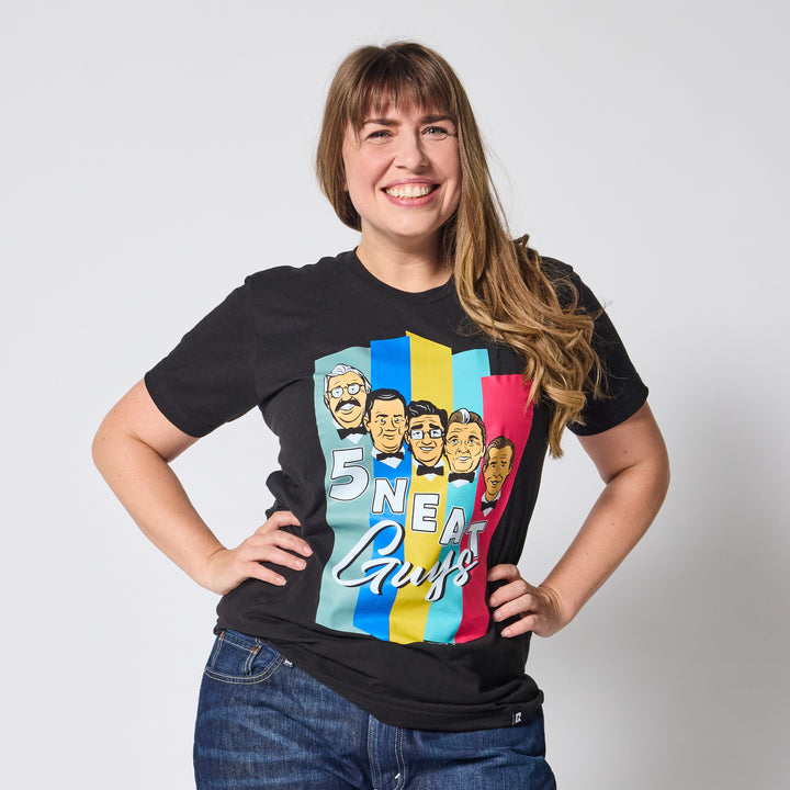 SCTV 5 Neat Guys T-Shirt - Black