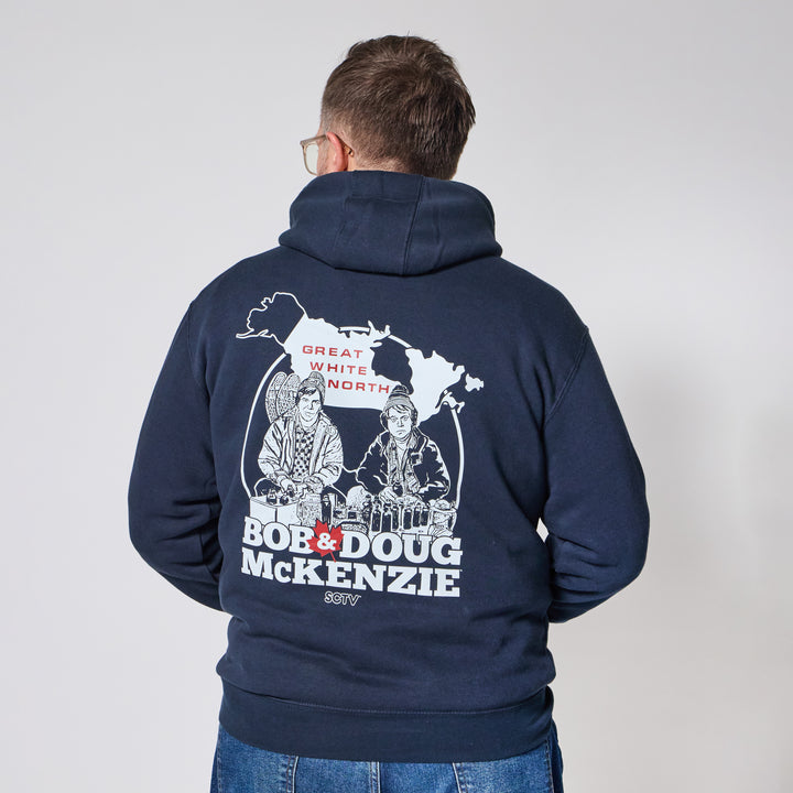 SCTV Bob & Doug Hoser Hoodie - Navy