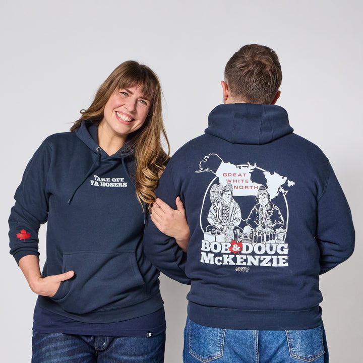 SCTV Bob & Doug Hoser Hoodie - Navy