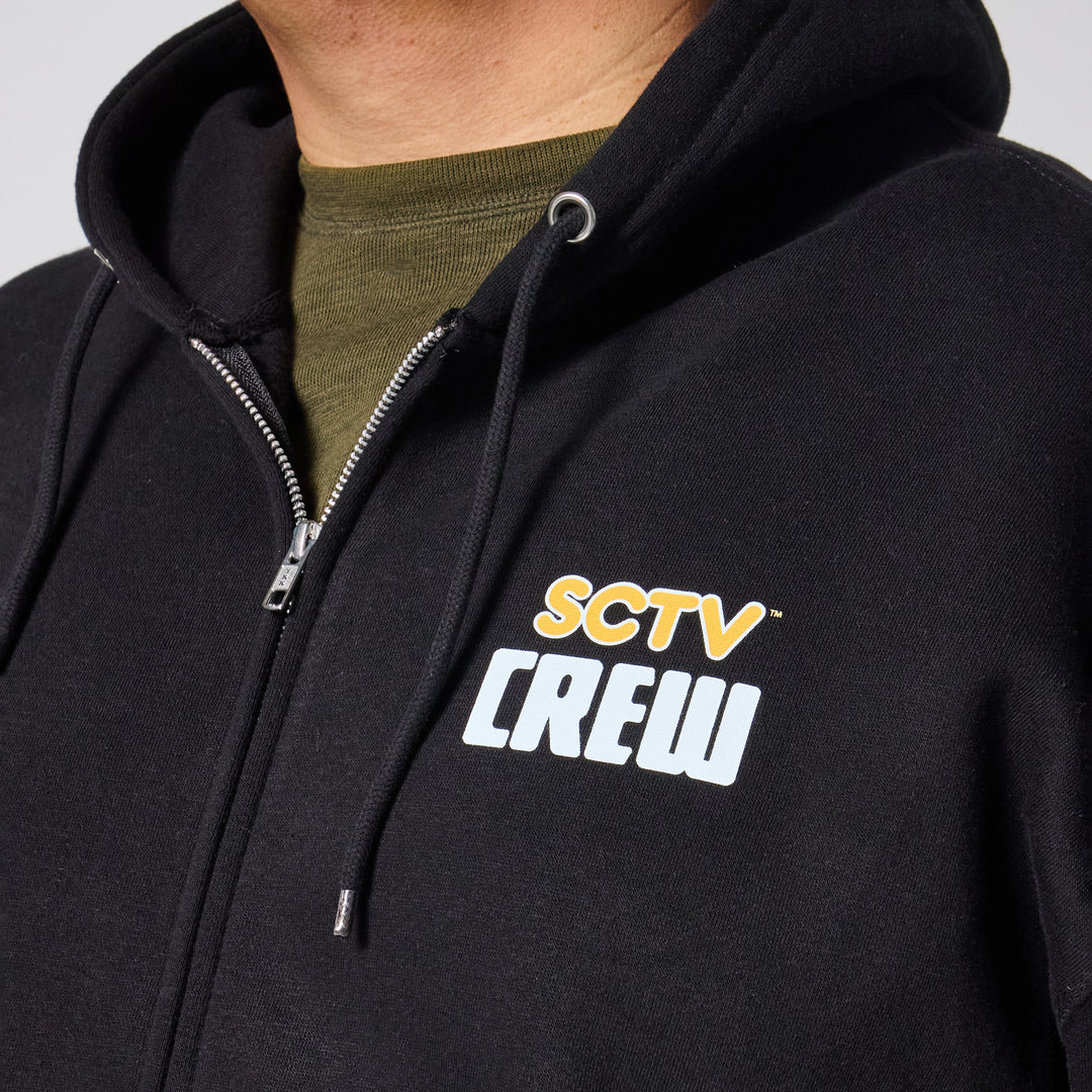 SCTV Crew Full-Zip Hoodie - Black