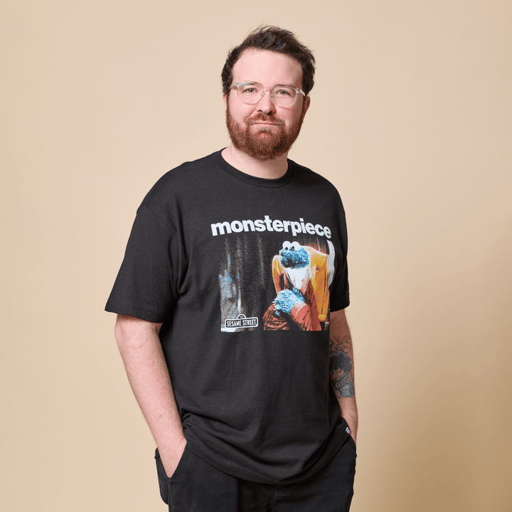 Sesame Street Monsterpiece T-Shirt - Black