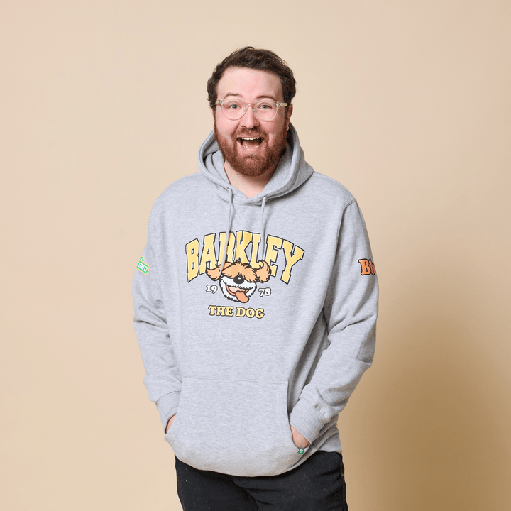 Sesame Street Barkley Hoodie - Heather Grey